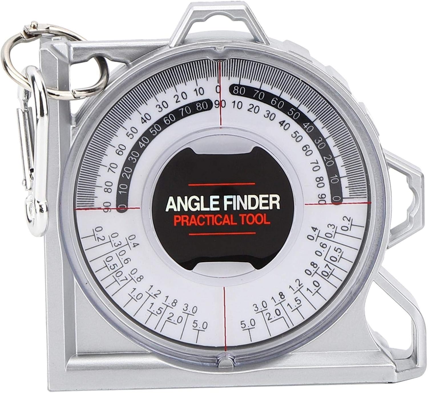 Magnetic Angle Finder Angle Locator Multifunctional Protractor Pitch & Slope Locator Inclinometer for Interior Decoration