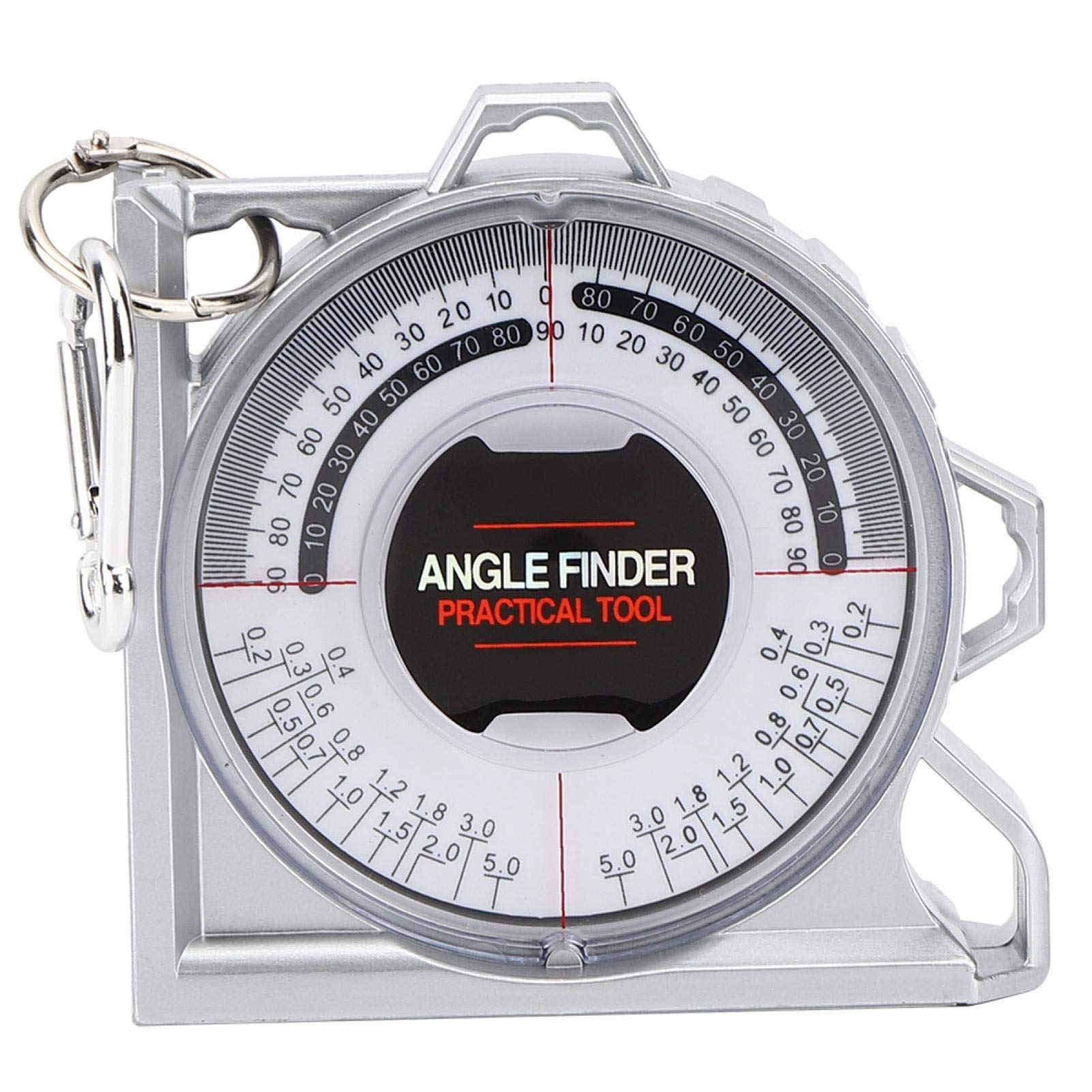 Magnetic Angle Finder Angle Locator Multifunctional Protractor Pitch & Slope Locator Inclinometer for Interior Decoration