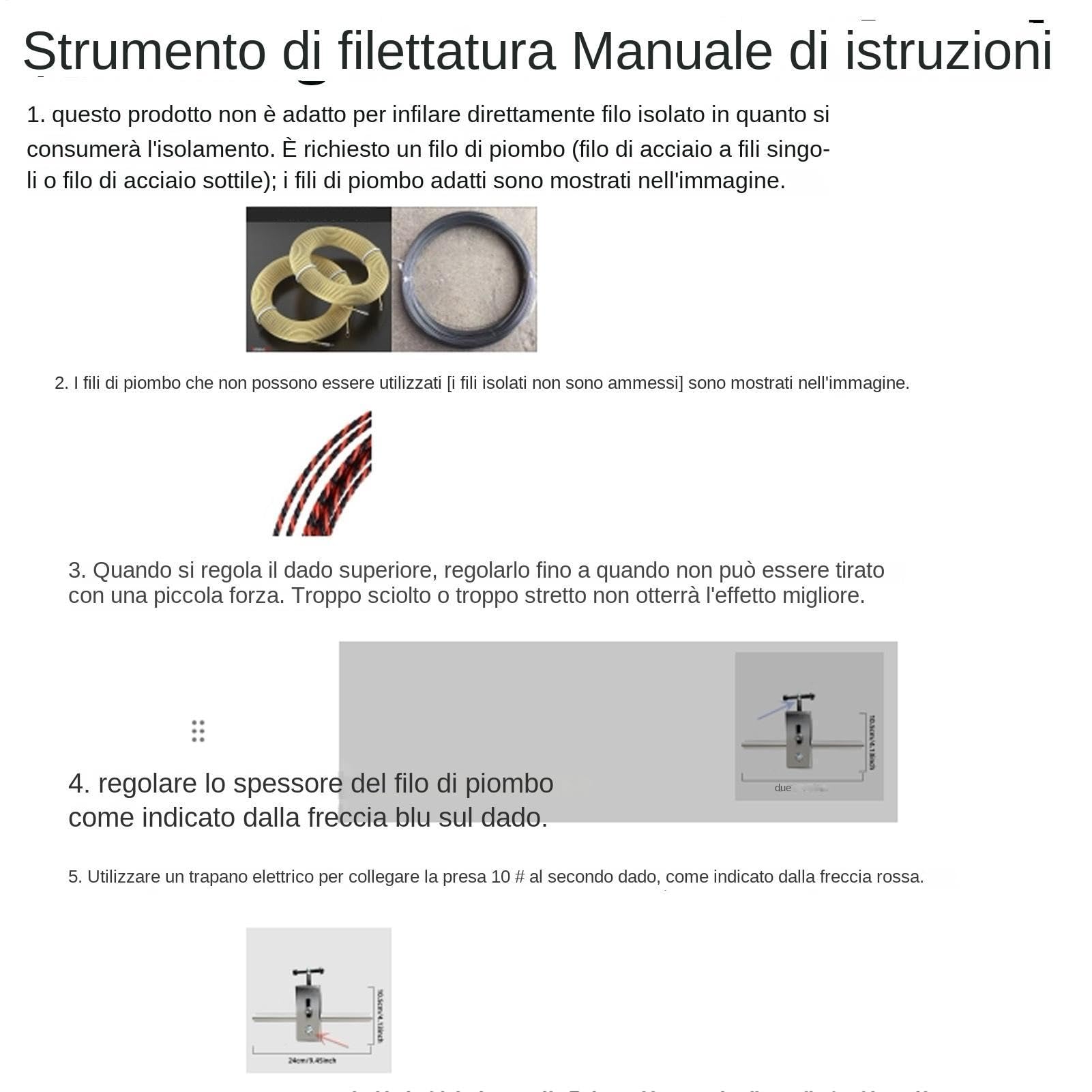 Extractor de cables - Herramienta para roscar mangueras de carga pesada de 15 m para electricistas Fontaneros Técnicos Ingenieros Obras Instalación de tuberías