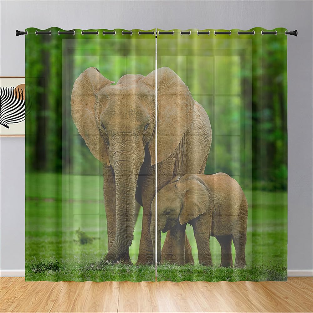 2er Set Gardinen Transparent Mit Ösen Leinen Optik Produktbild-Vorschau 10