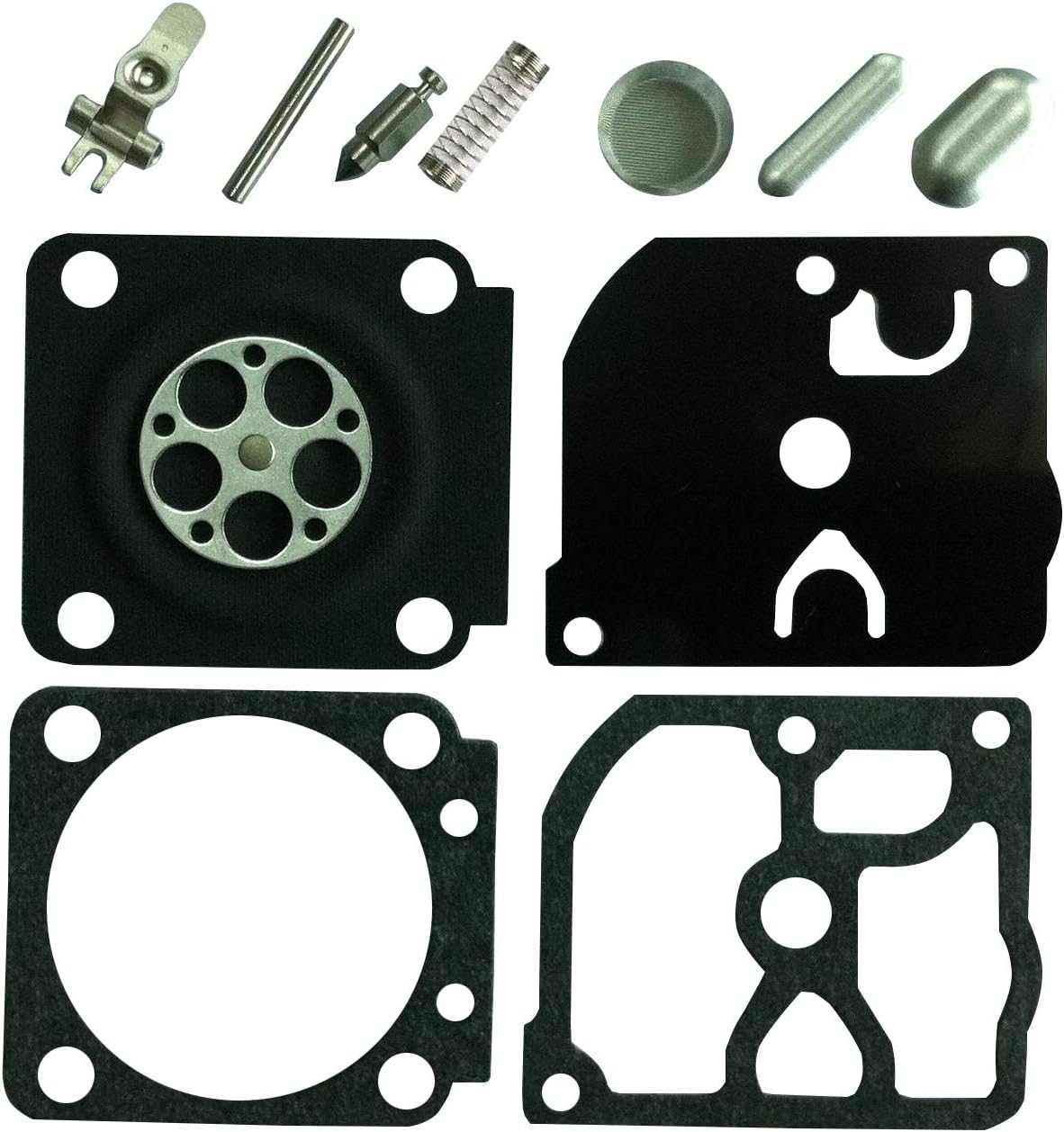 CTS Carburetor Repair/Rebuild Kit Replaces ZAMA RB-77 for Stihl 430 017 018 MS170 MS180