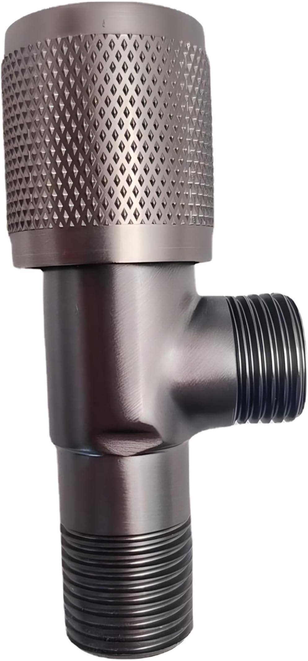 Angle valve shut-off valve, wall-mounted angle valve retro water stop out angle (Black)