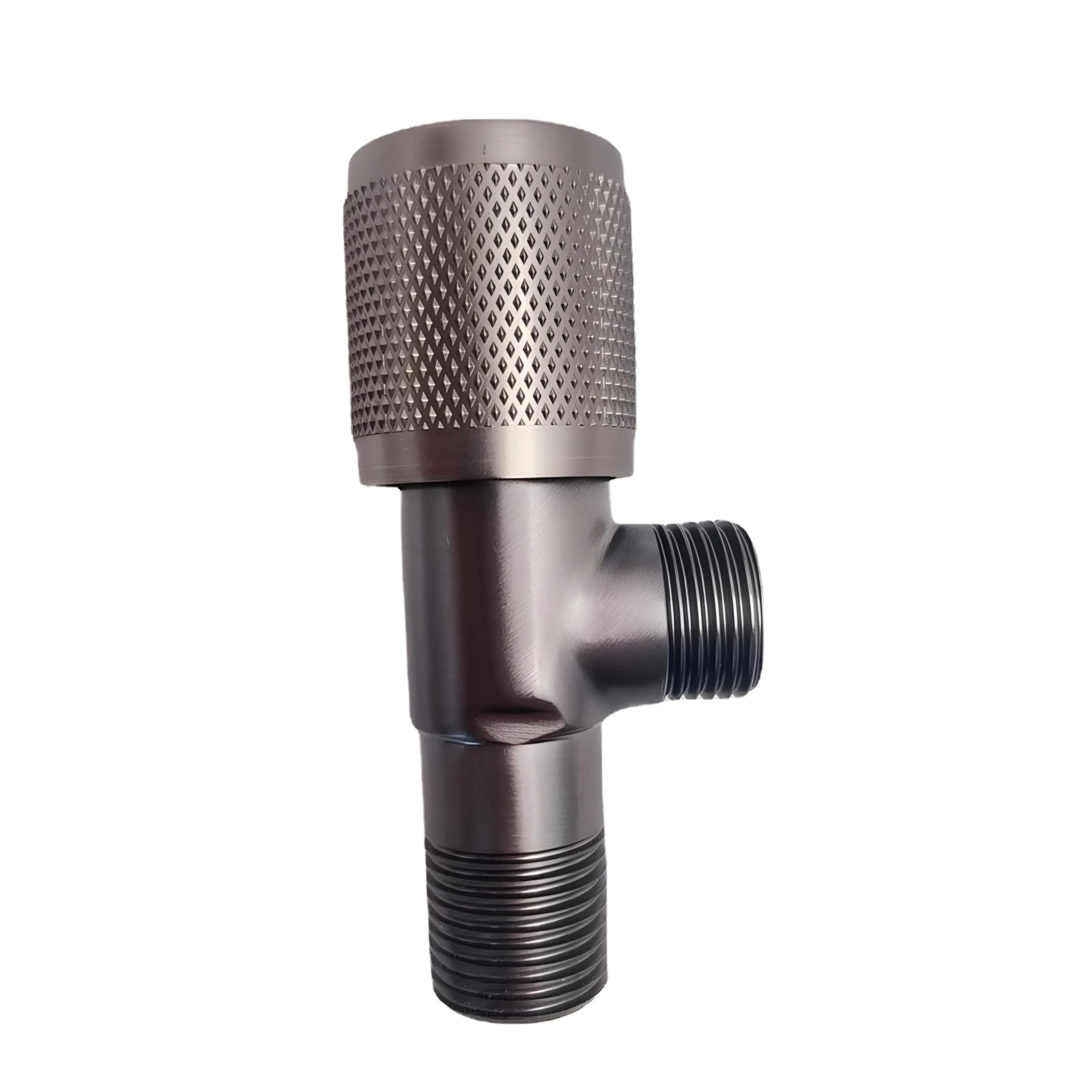 Angle valve shut-off valve, wall-mounted angle valve retro water stop out angle (Black)