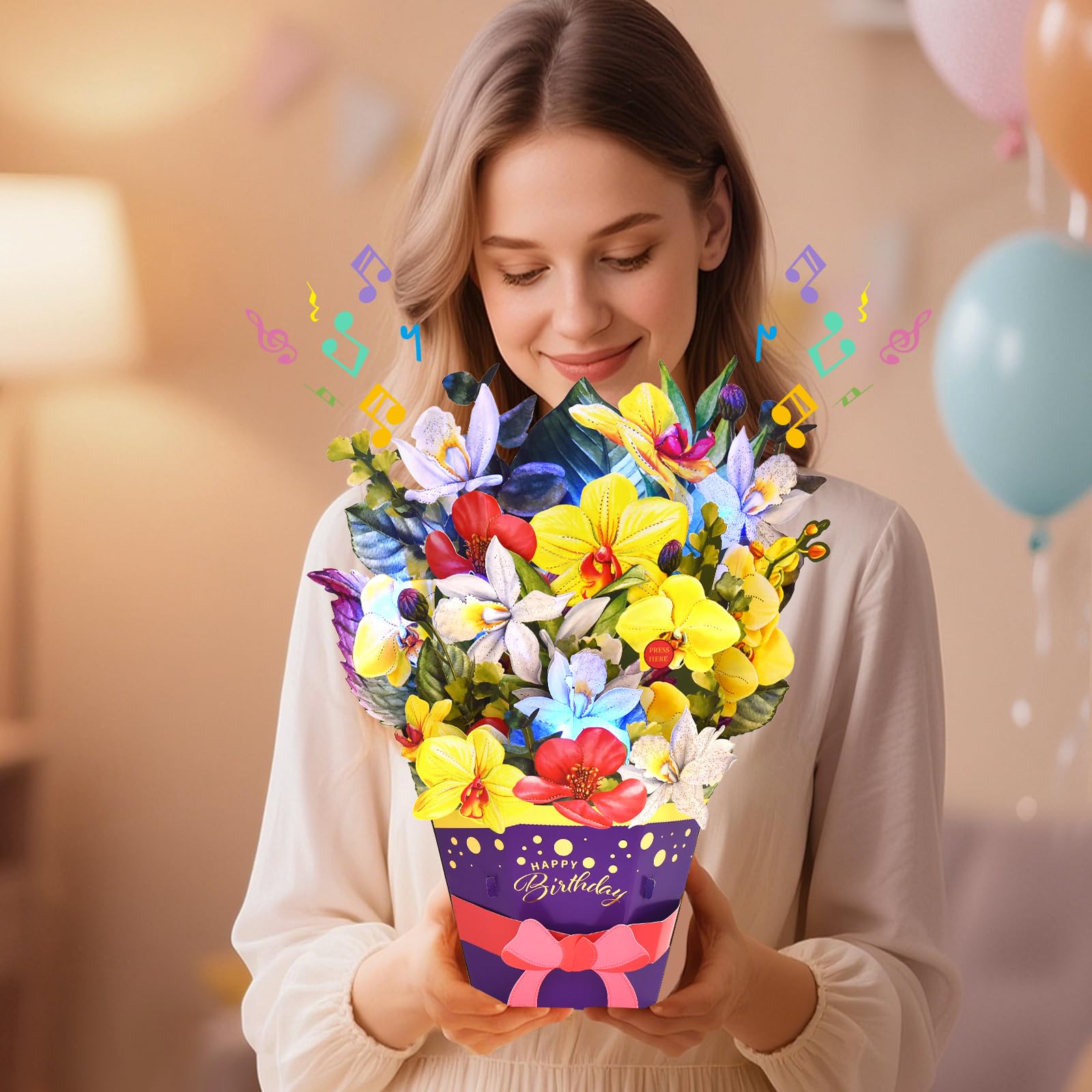 Geburtstagskarten mit Blumen