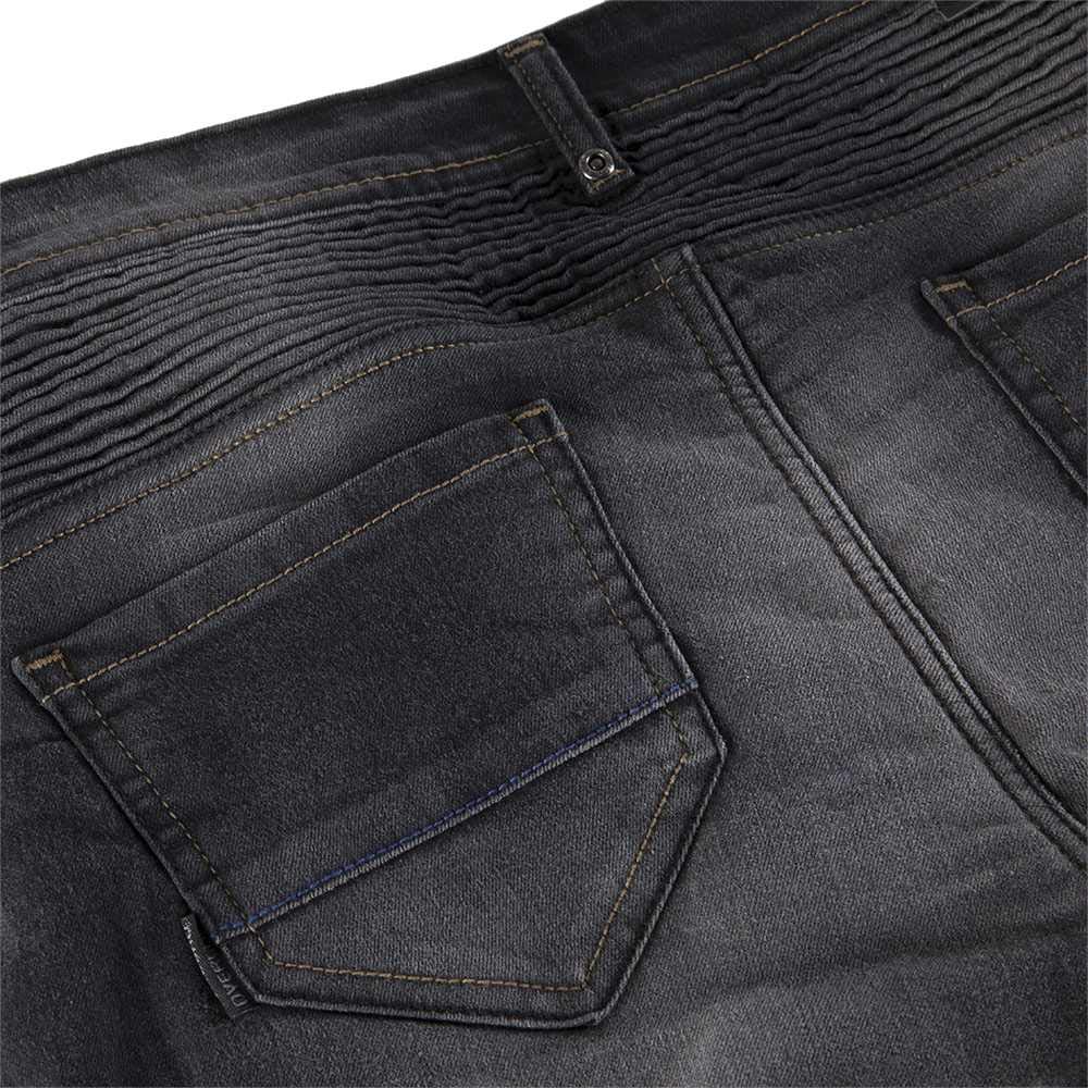 Overlap City Jeans Femme Homologué Route, Noir, Taille 32