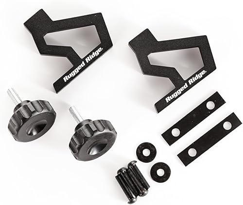 Miniatura 2 de Rugged Ridge 11586.04 Soporte de montaje de gato Jeep Wrangler JK 07-18