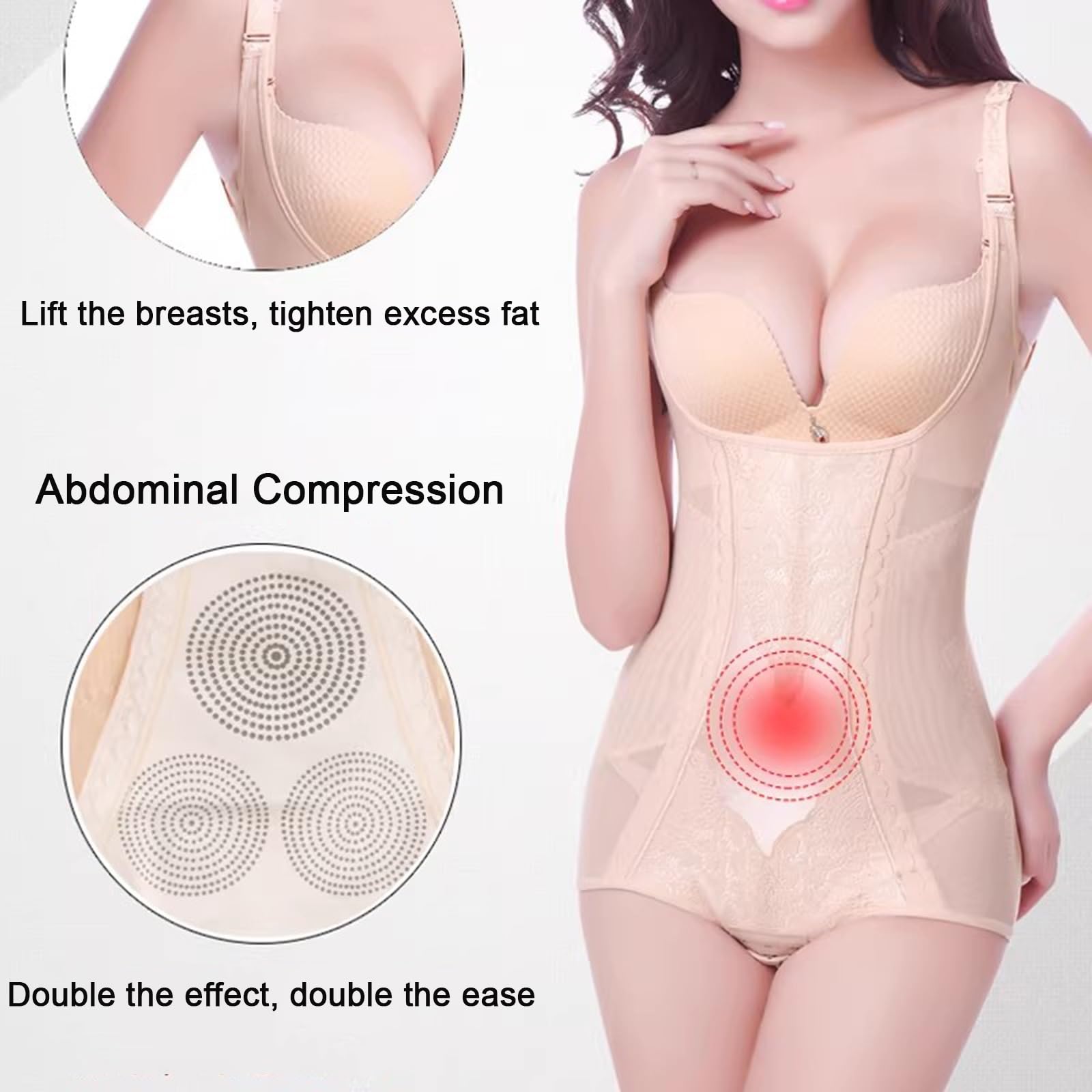 Body Reductor Mujer Fajas Reductoras Shapewear Moldeadora Control De Abdomen Bodysuit Posparto