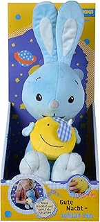 Kikaninchen Good Night Plush Toy, 35 cm, Light and Sound, Plush Toy Made of Cuddly Soft Plush, Moon Lights and Plays Lullaby, from the First Months of Life