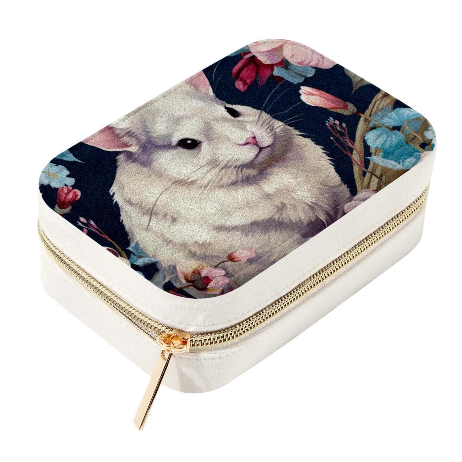 Boîte à bijoux lapin pour un voyage organisé : l'écrin parfait des vacances