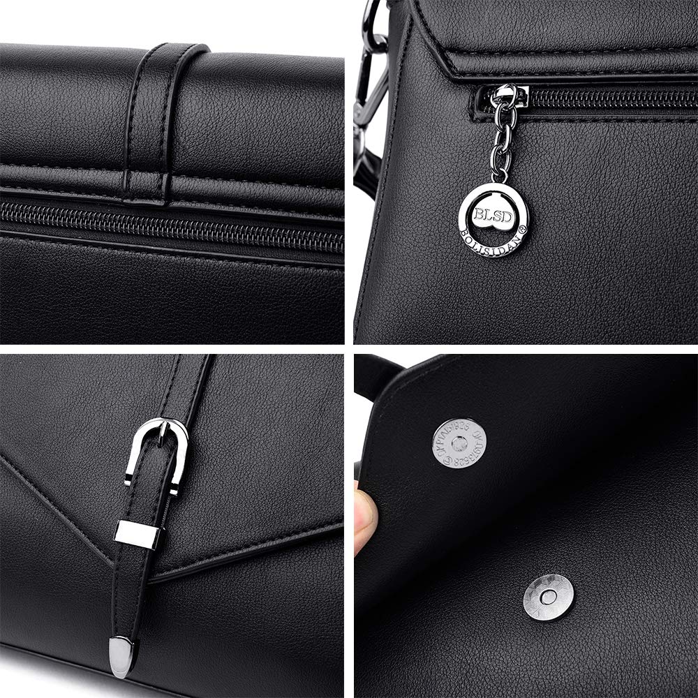 Borsa a Tracolla da Donna in Pelle PU Piccola Borsa a spalla Elegant Borse a mano Borsetta
