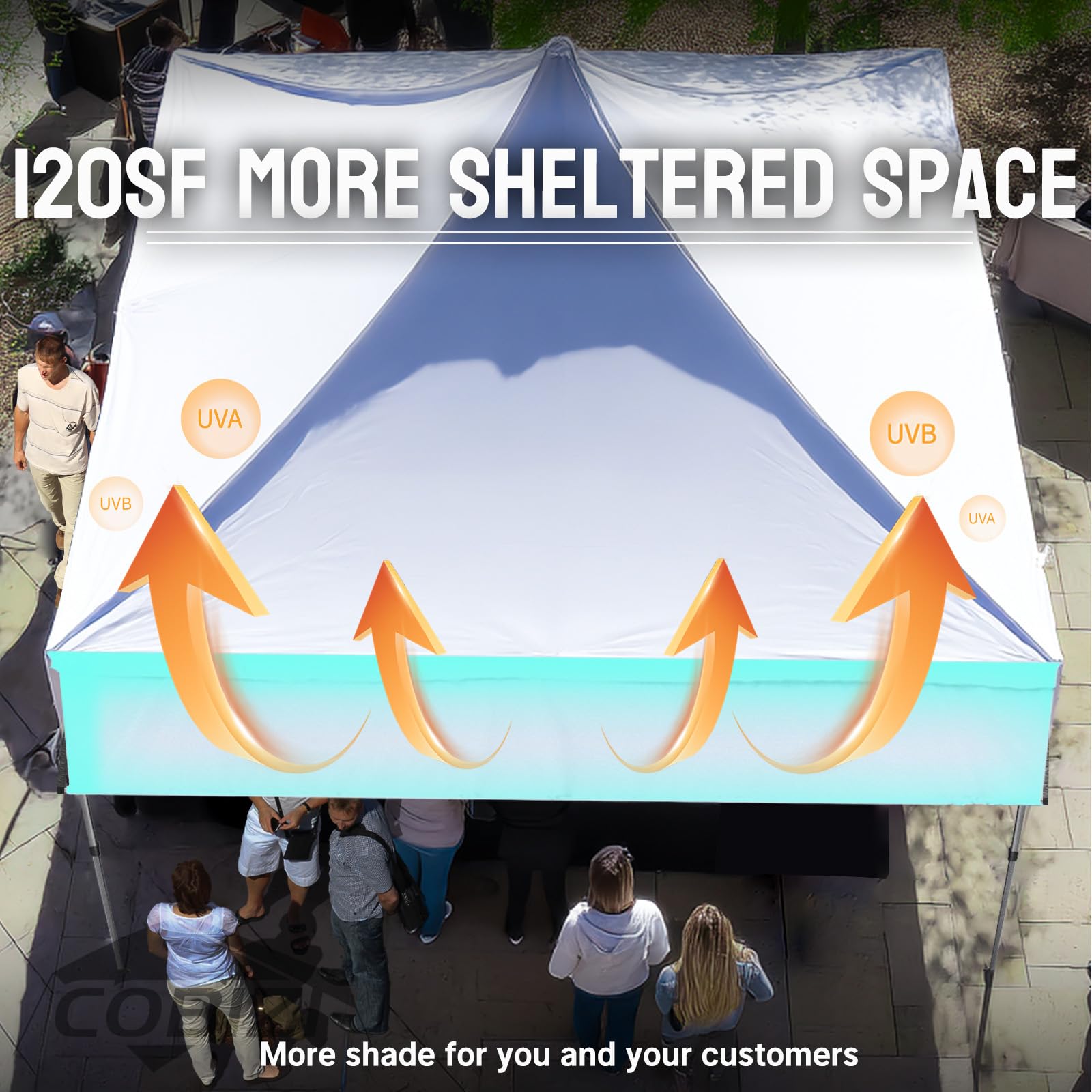 Gazebo 3x3 Pieghevole Impermeabile con 3 pareti laterali, Gazebo Esterno Resistente, Tende per Gazebo,Tendone Padiglione Pop Up per Feste Campeggio, Nero