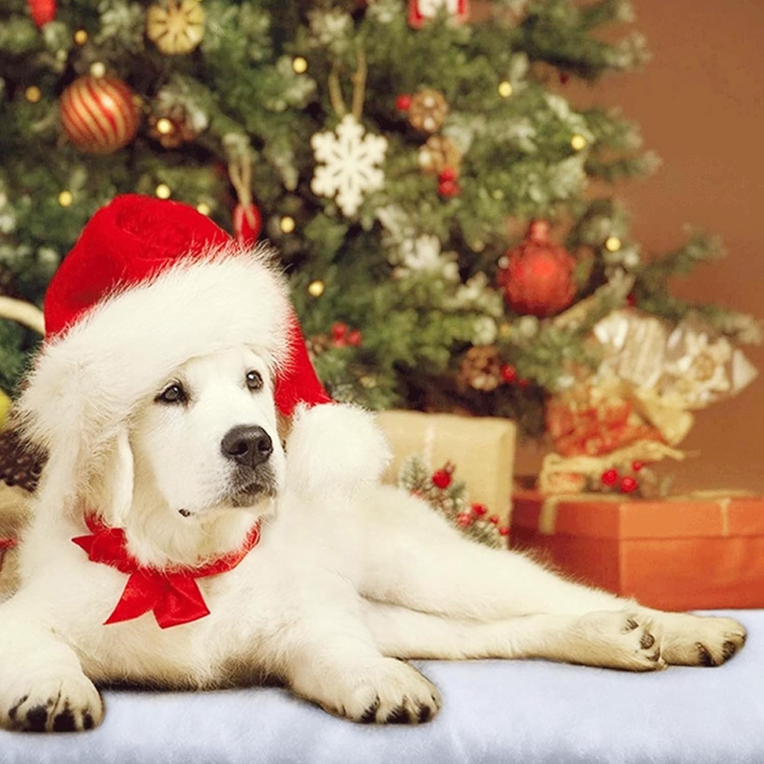 Neige Artificielle En Coton 80 X 300 Cm, Couverture De Fausse