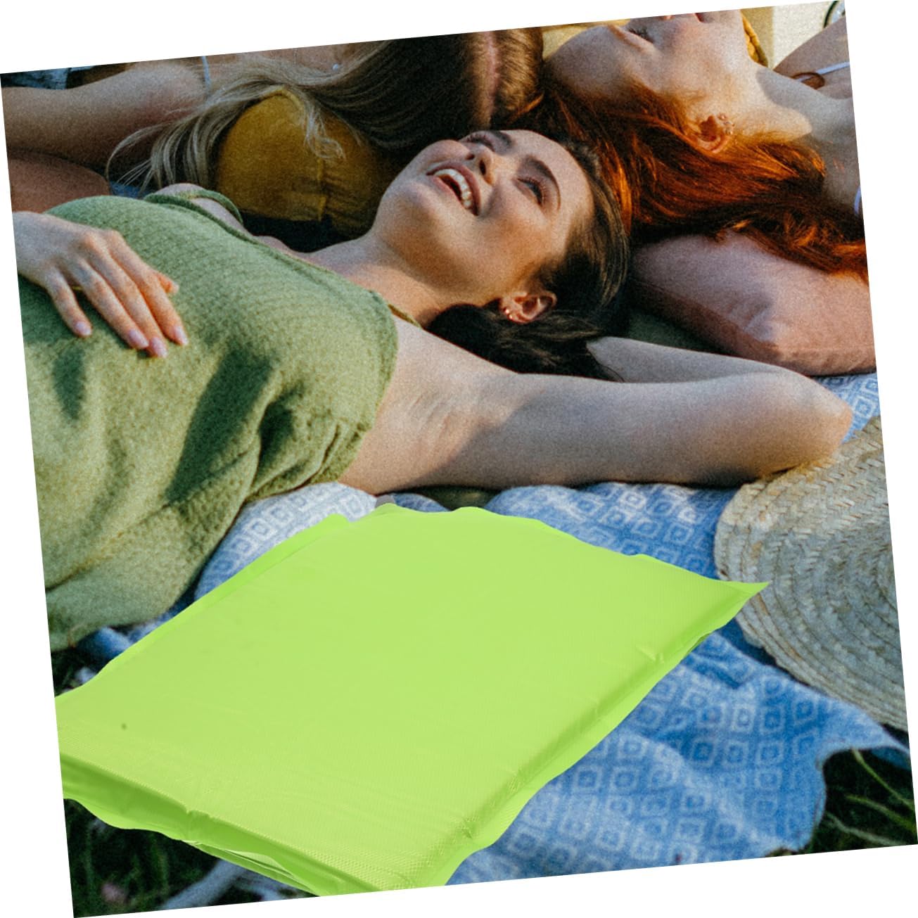 4pcs Inflatable Travel Cushion Self-Inflating Outdoor Camping Mat Seat Pad for Hiking