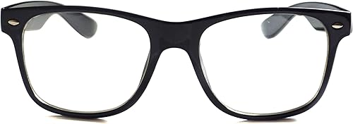 Miniatura 2 de Marco de anteojos extragrande estilo nerd con cristales transparentes para disfraz de niños de 3 a 10 años