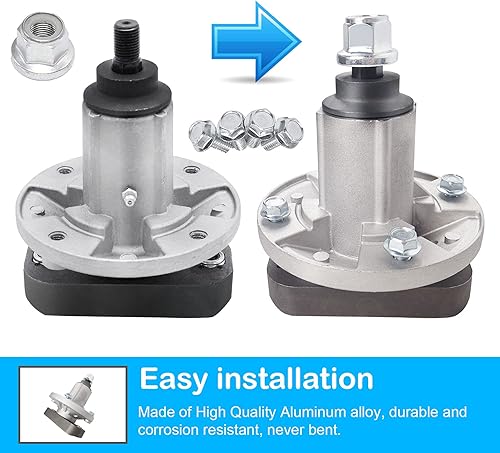 Miniatura 3 de PetMigo Conjunto de eje de cortacésped de cubierta para John Deere L120 L130 L100 L110 L105 L107 L108 GY20785 GT20050