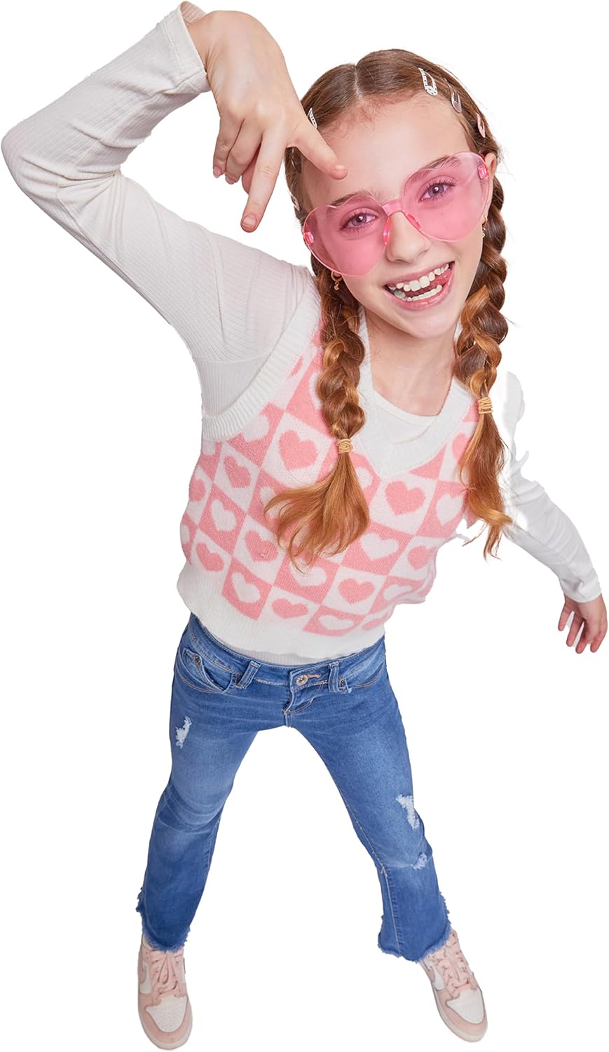 YMI Girls' YMI Jeans Girls Sustainable Wannabettafit Frayed Flare Jeans