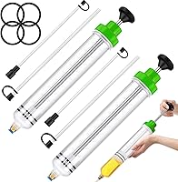 Vista 11 de Lothee Paquete de 2 Bombas Extractoras de Fluidos Automotrices de 500cc Extractor de Aceite Bomba de Jeringa Manual con Manguera Succión Manual