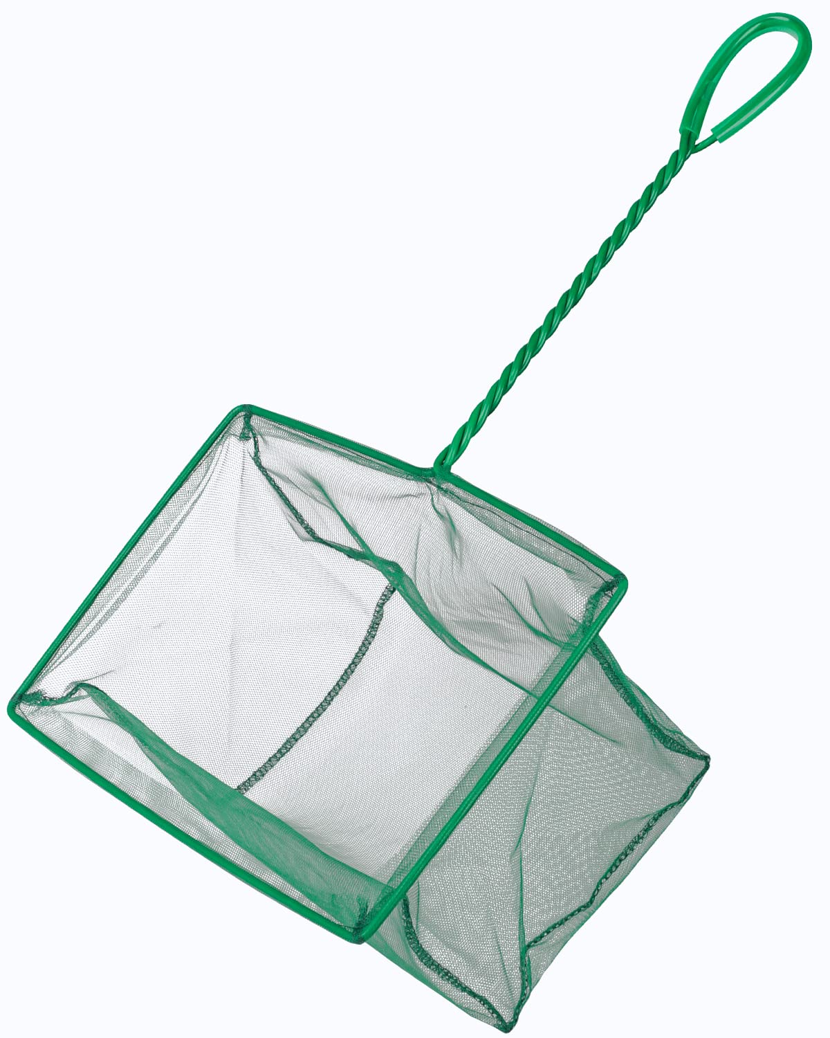 Buy Pawfly Aquarium Fish Net with Braided Metal Handle Square Net with