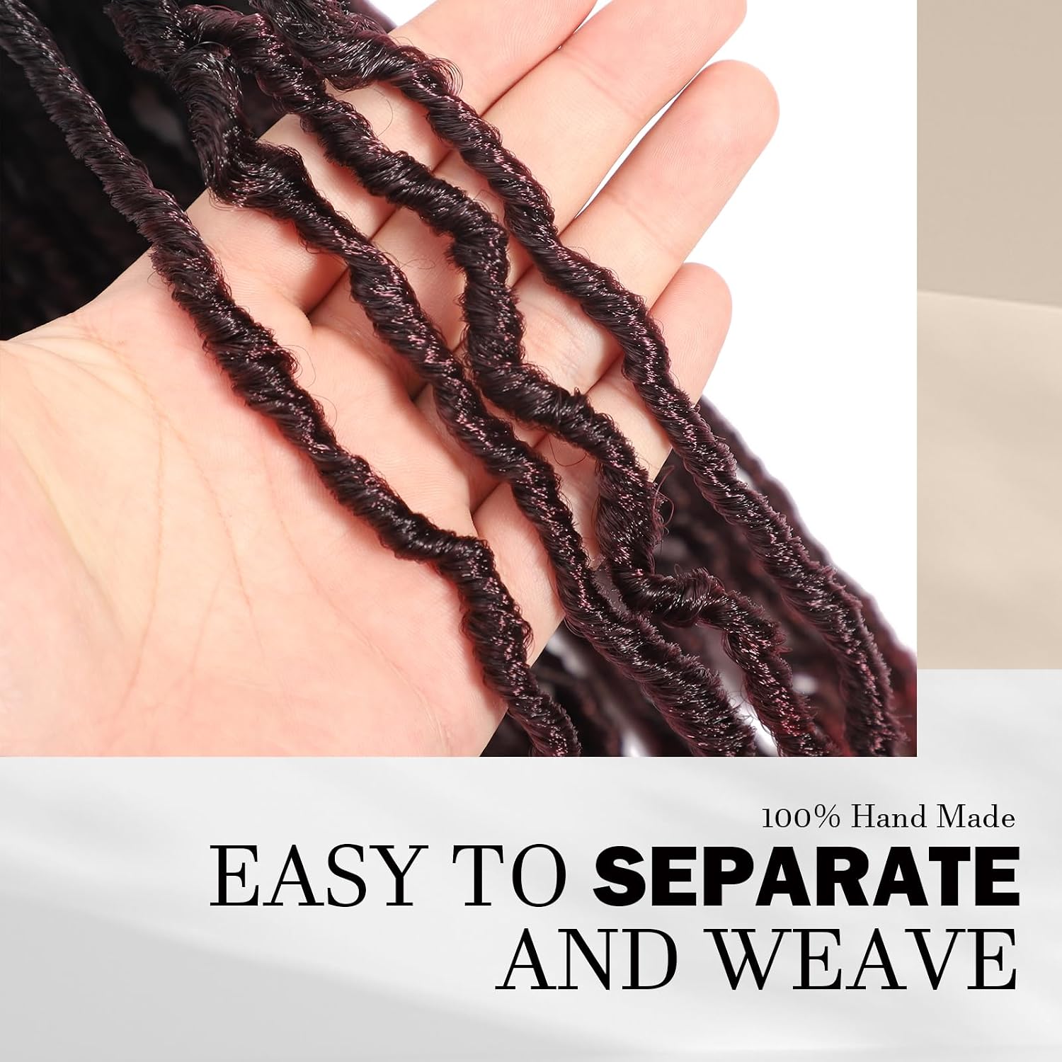 Faux Locs Crochet Hair 7 Packs Soft Locs Crochet Hair Pre Looped Goddess Locs Dreadlocs Synthetic Hair For Black Women (1B/99J/530#, 30 Inch (Pack of 7))