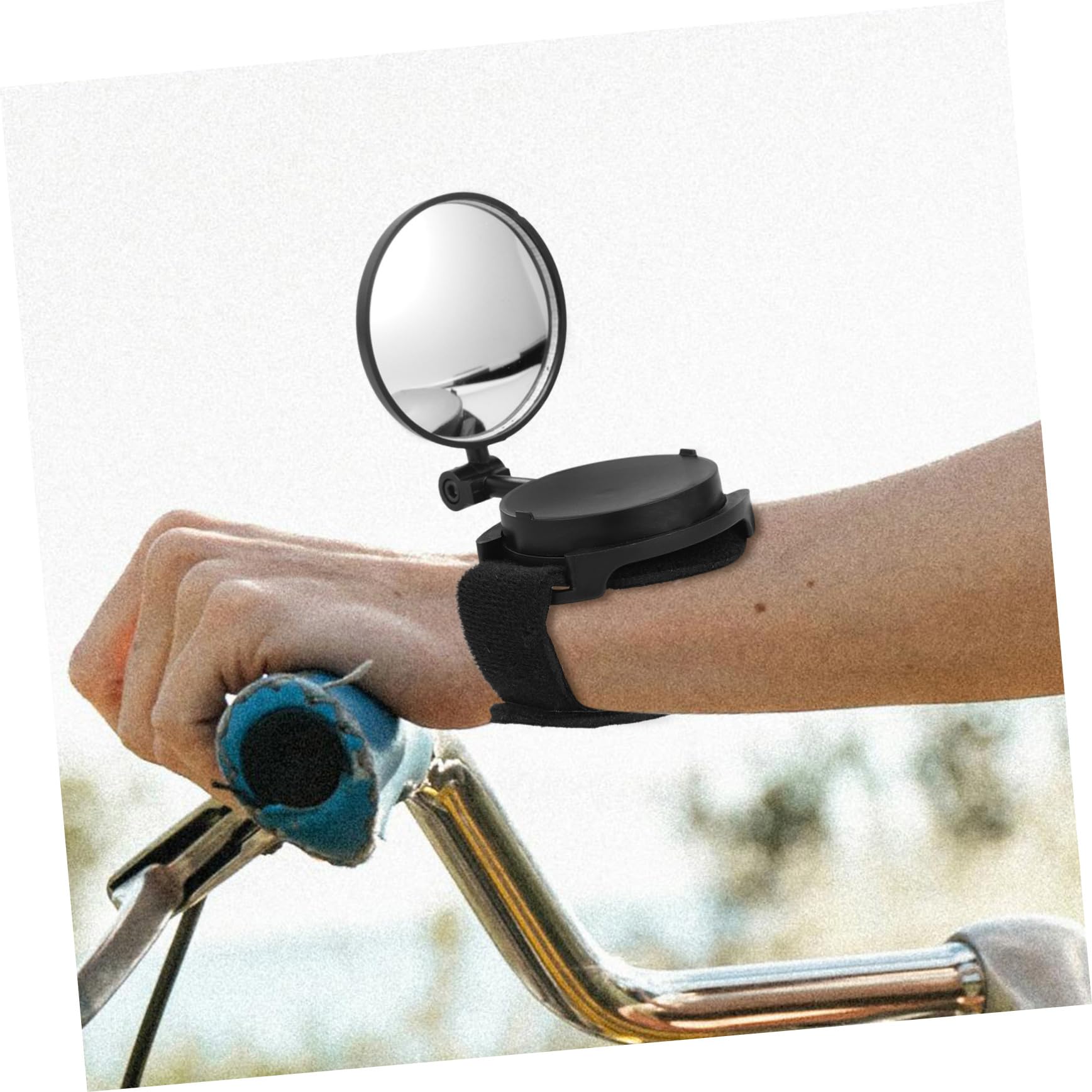 BESPORTBLE 4pezzi Specchietto Retrovisore Da Polso Per Bici Design Rotante Per Sicurezza Ciclismo Compatibile Con Bici Da Montagna e Strada e Comodo