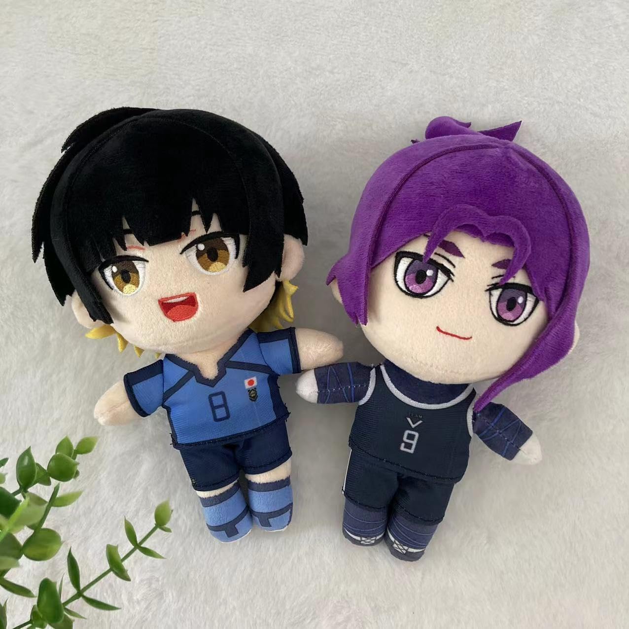 3pcs Anime Seishiro Nagi, BACHIRA and REO Mikage Figure, 9.84 Inch Soft Pillow Home Sofa Decoration