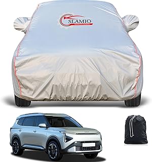 Slamio Car Cover for Kia Carens Clavis 2025-2026 Model | Waterproof, Dustproof, UV Resistant | All-Weather Protection with Price In India