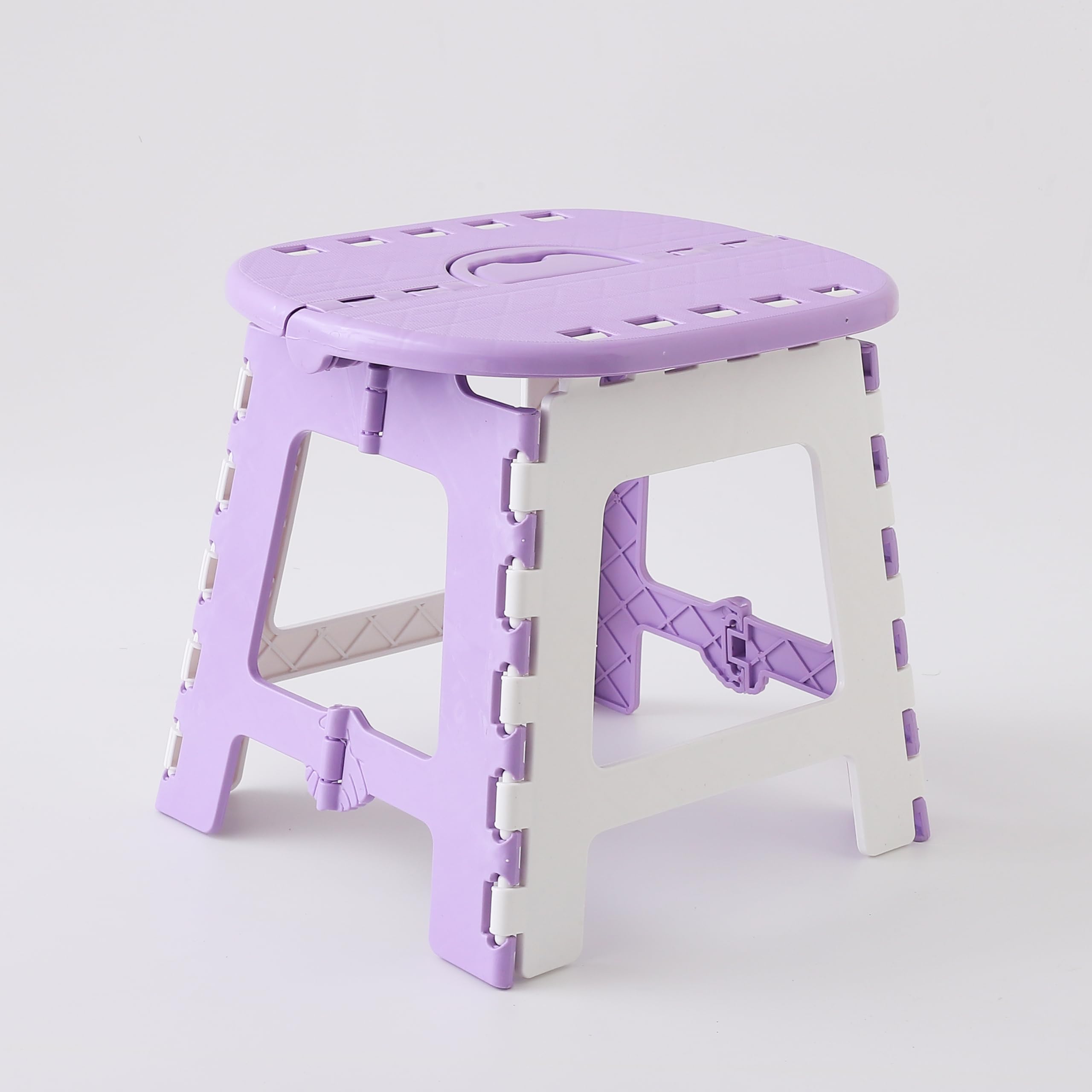 Kuber Industries Collapsible Stool | Foldable Stool | Camping Stool | Stool for Outdoor-Fishing-Hiking-Gardening-Travel | Portable Stool | Stool for Travel | YJD-2311A | Purple (B0D5BJRKGF) Amazon Price History, Amazon Price Tracker