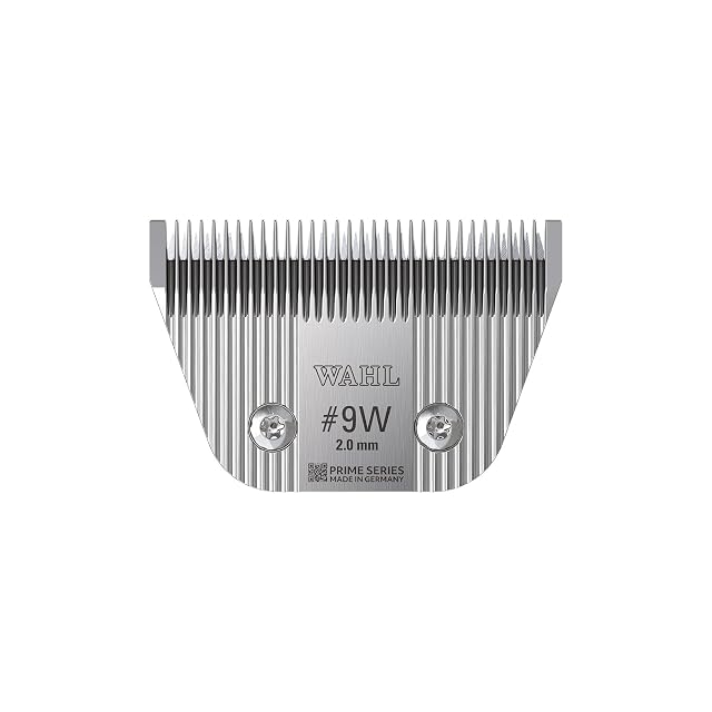 Wahl Prime Series Cuchillas, #9W, 2.0mm, Dientes Completos, Juego Cuchillas Cortapelos, Recambio Cuchillas