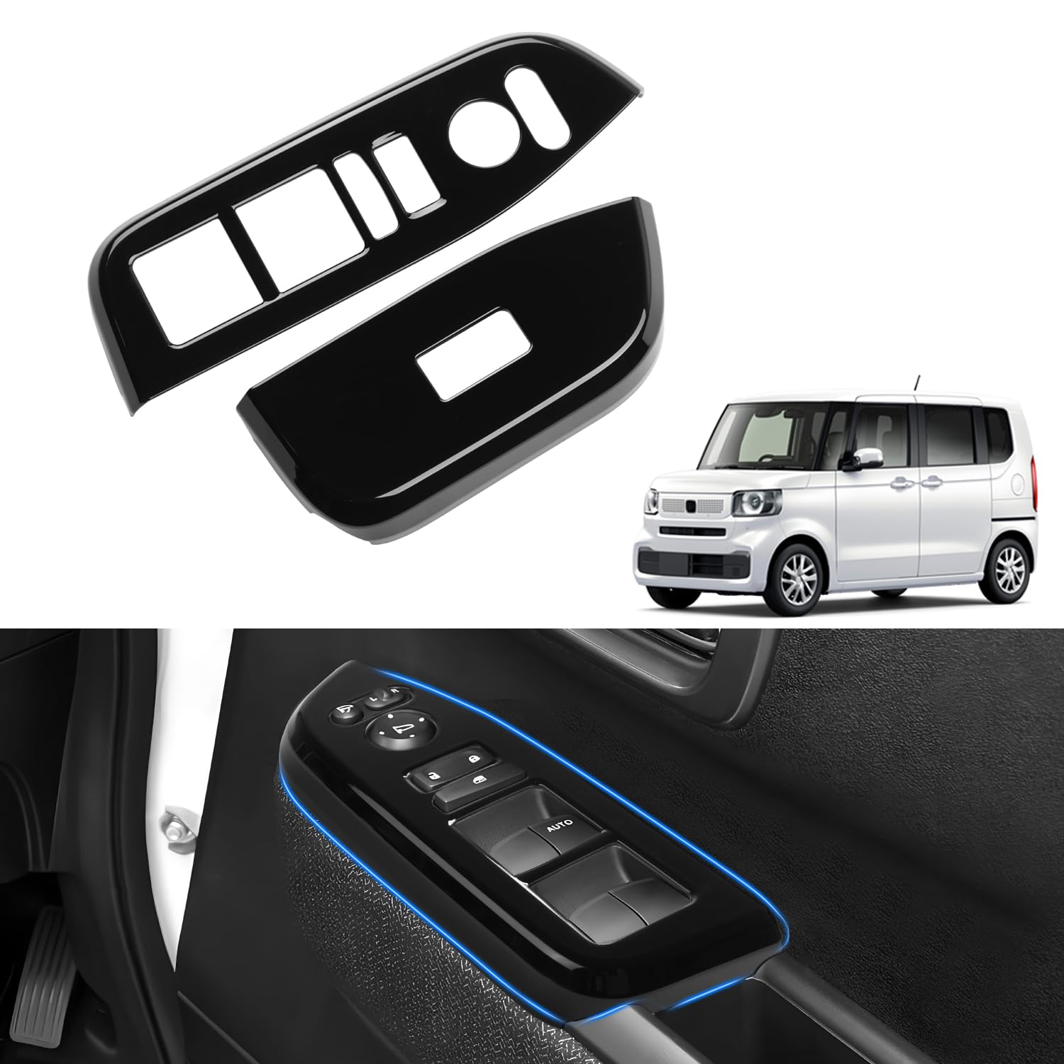 Amazon | Cartist ホンダ 新型N-BOX JF5/6型 ウィンドウスイッチベース 