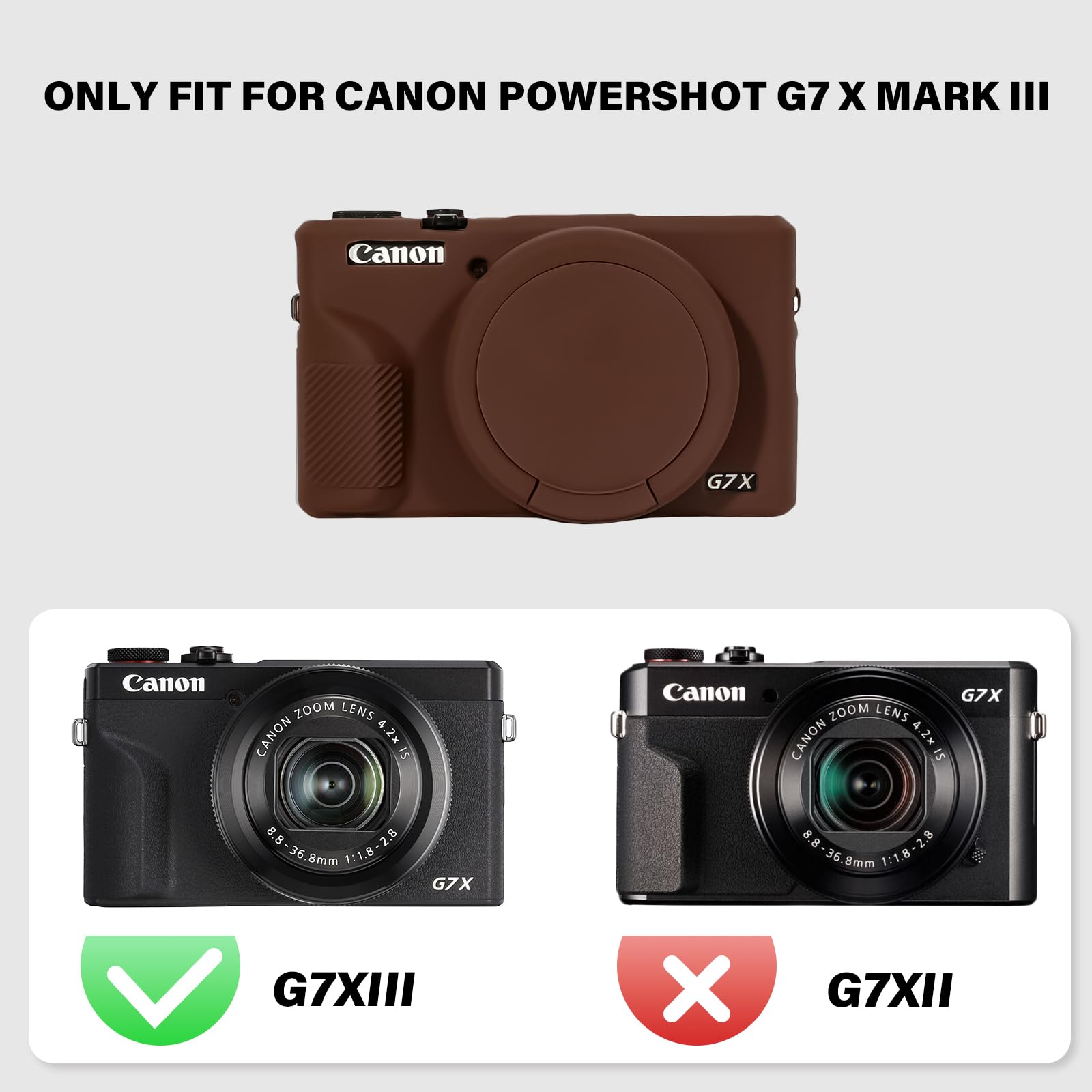 Amazon.com : TYUANDOUER Case for Canon Powershot G7X Mark III