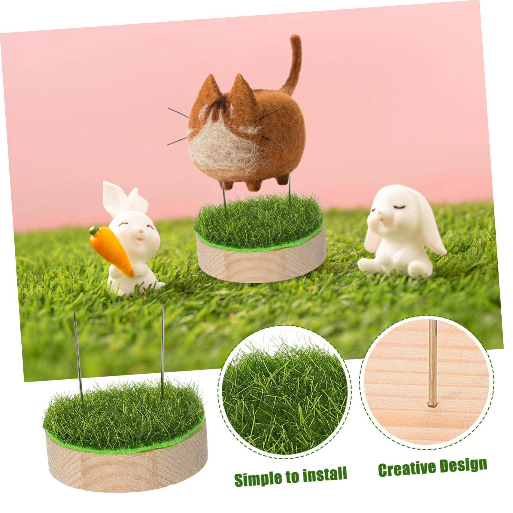 OSALADI 4 Juegos Soporte De Fieltro De Lana Soporte De Titular De Muñecas Soporte Para Muñecas De Fieltro De Muñecas Mostrar Poseedor Soporte De Estatuilla El Plastico