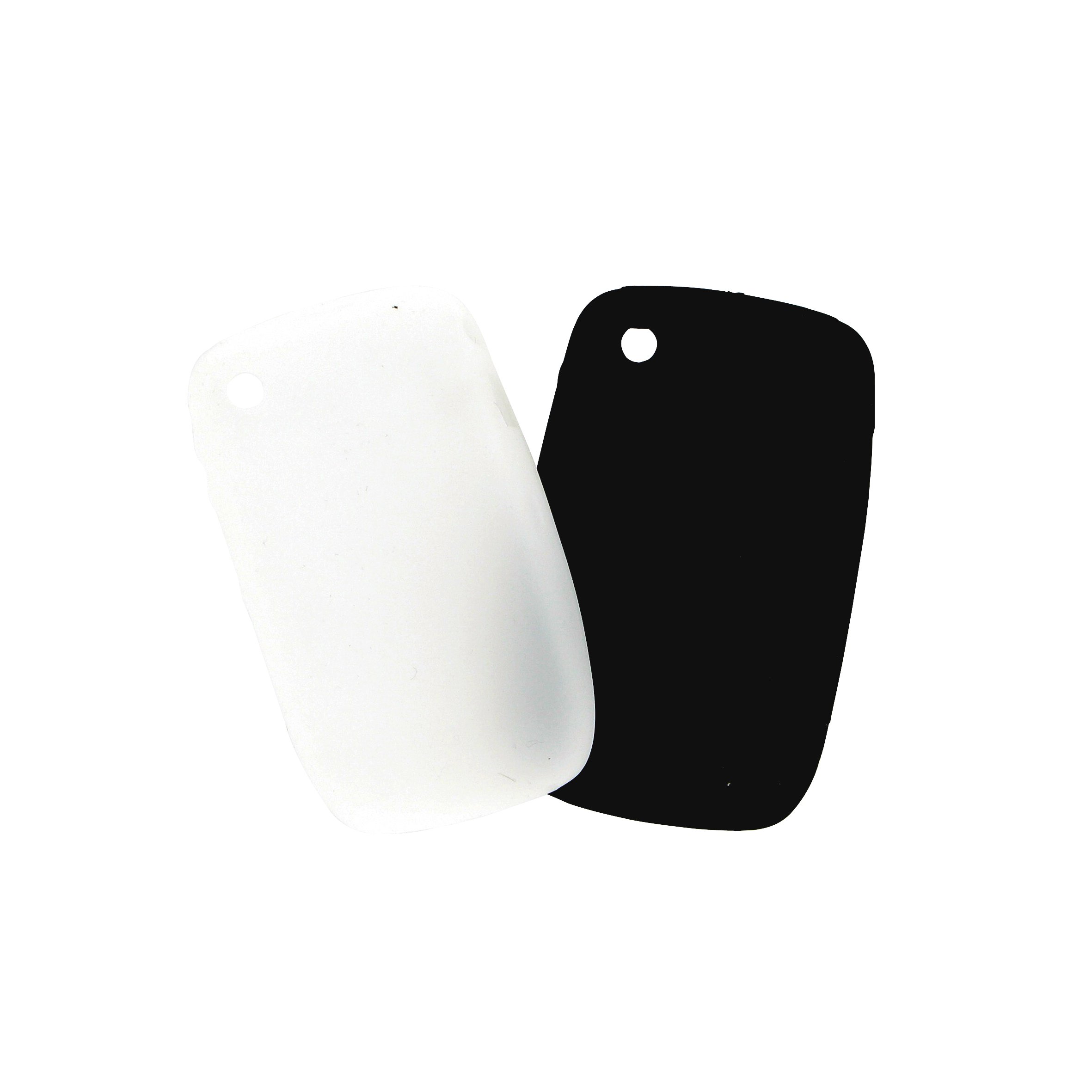 BlackBerry Skin Curve 8520/9300 - Black and White (Twin Pack)