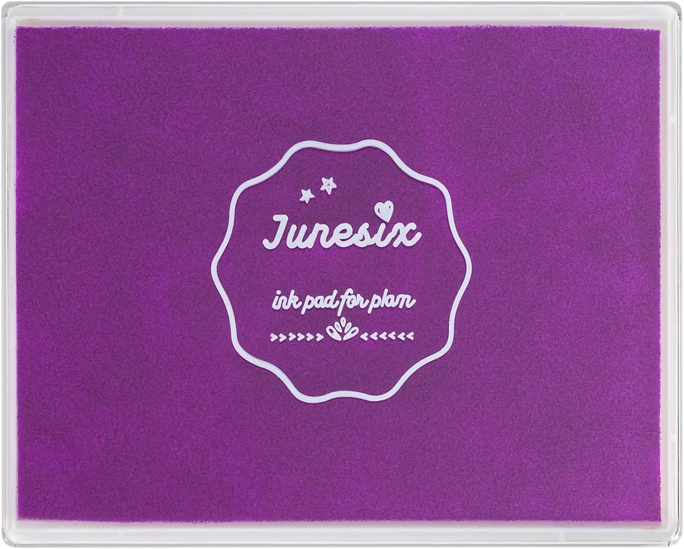 Ink Pad, 5x4'' Washable Stamp Ink Pad for Kids, Purple