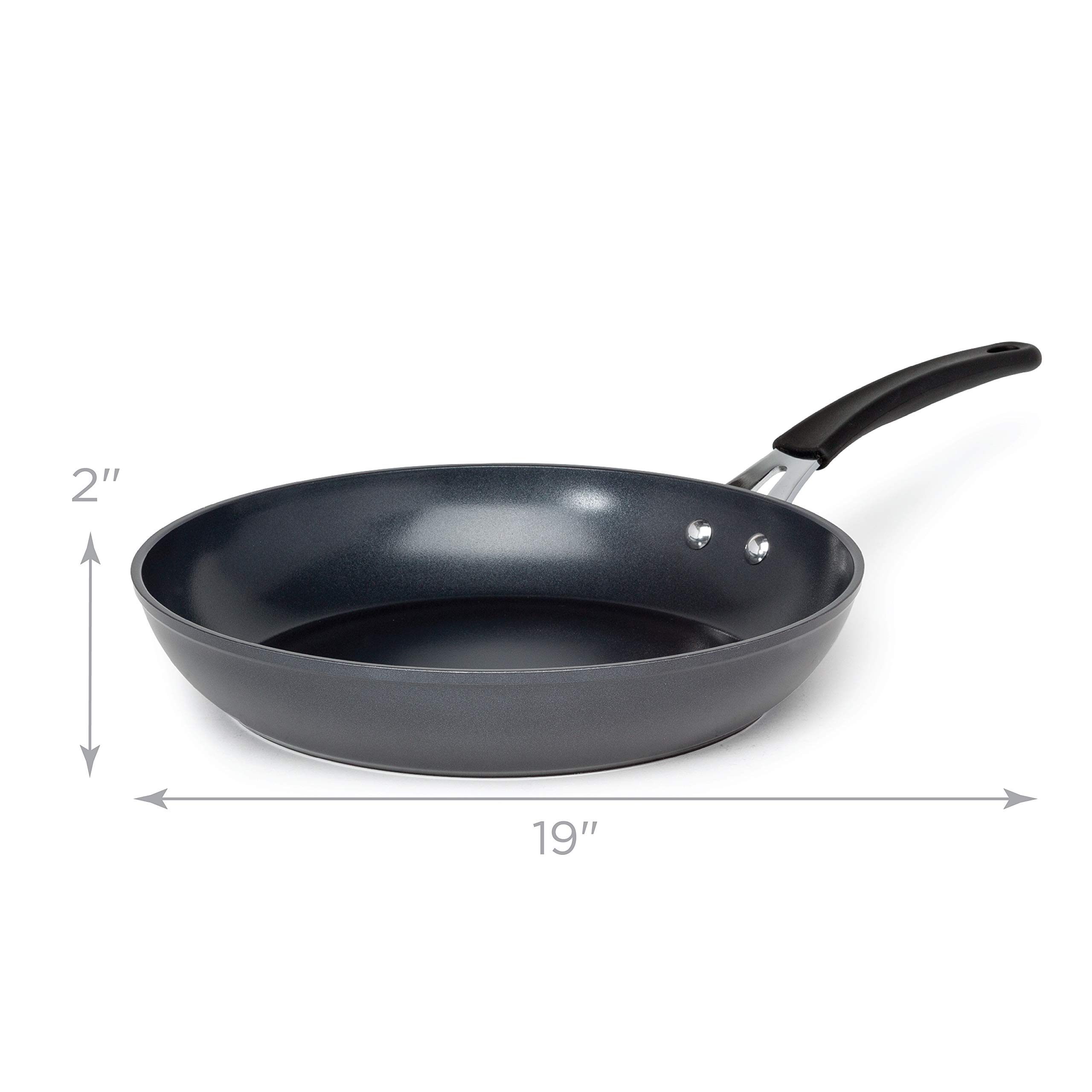 Ecolution Endure 11 Inch Nonstick Fry Pan | Induction Base | Oven Safe, Grey