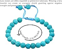 Vista 513 de Amazing Gemstone Crystal Bracelet for Women Men's Gifts - Protection Healing Crystal Bracelet - 8mm Gemstone Beaded Adjustable Bracelet Pulseras