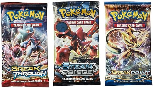Pokemon Cards - 3 Booster Packs (Random packs)