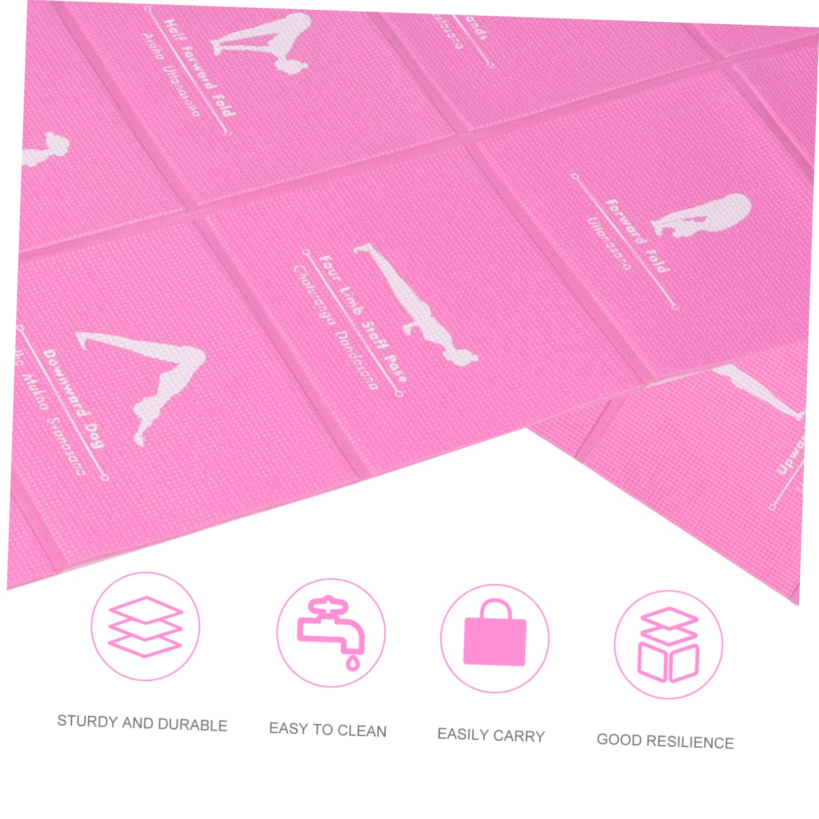 Rutschfeste Yogamatte für Frauen Fitnessmatte mit Leichtem Design für Yoga und Bodenübungen Tpe Tragetasche Hochwertige Langlebige Fitnessunterlage