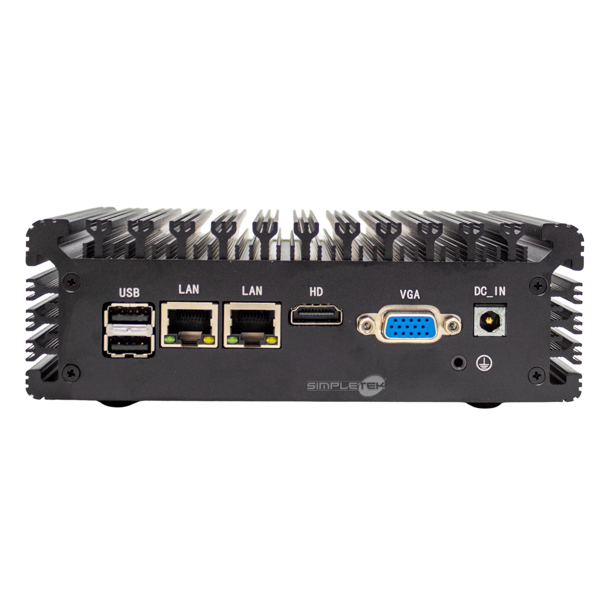 SIMPLETEK - Mini PC Fanless CPU i3-7100U - 8GB 120GB - W11 Pro - Rugged