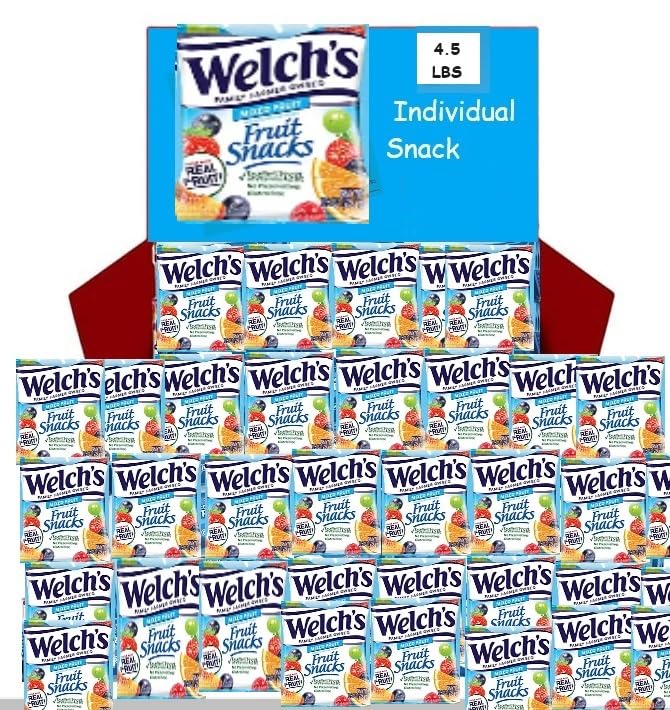 Welchs Mixed Fruit Snacks CANDY BULK 4.5 Lbs Soft & Chewy