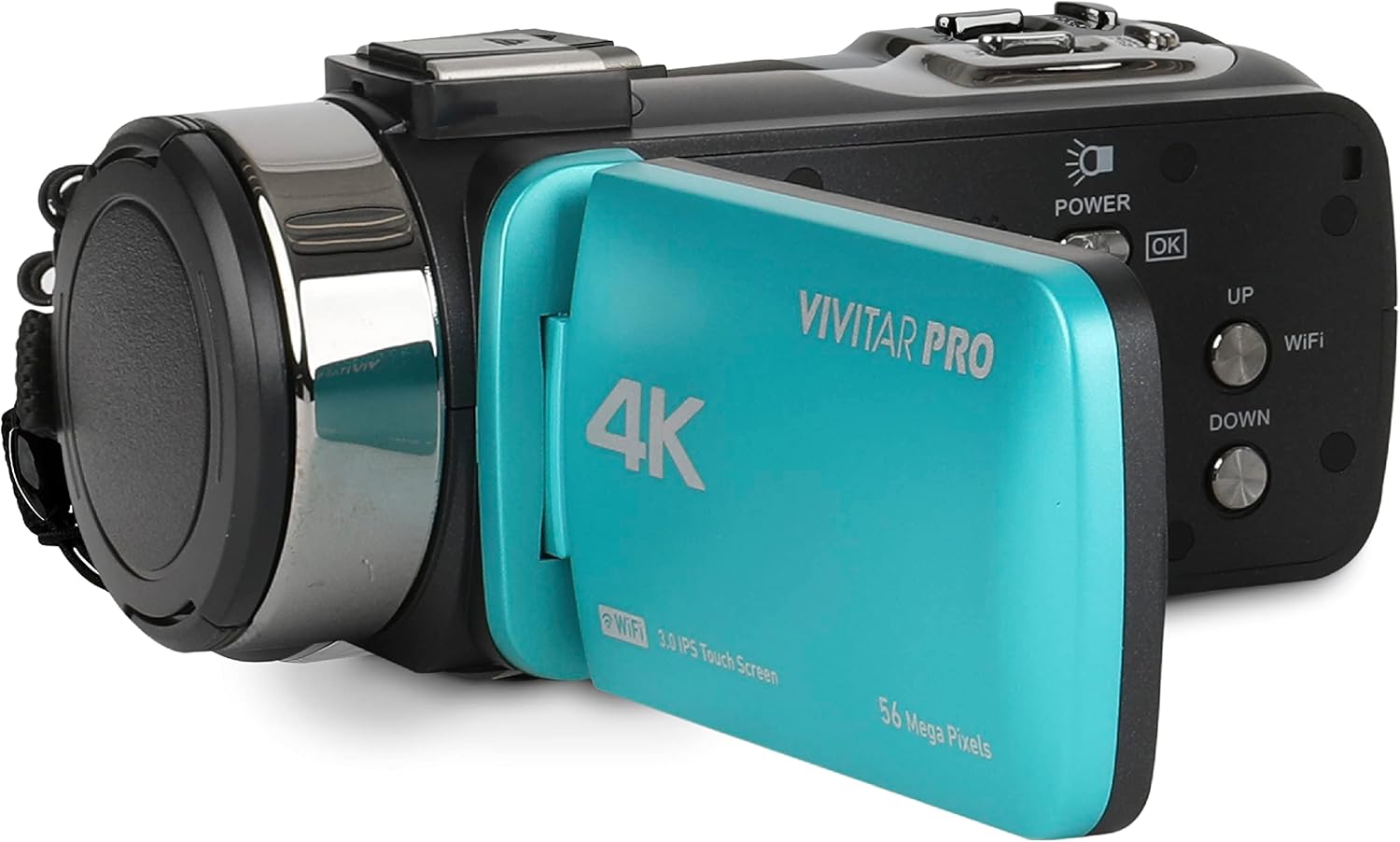Vivitar 4K Video Camera, WiFi Ultra HD Camcorder with 18x