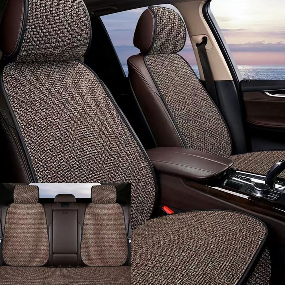 Funda De Asiento Para Mercedes-Benz EQA 250 2021 En Adelante - 3 Piezas, Transpirable, Antideslizante, Protección Para Asientos Delanteros Y Traseros