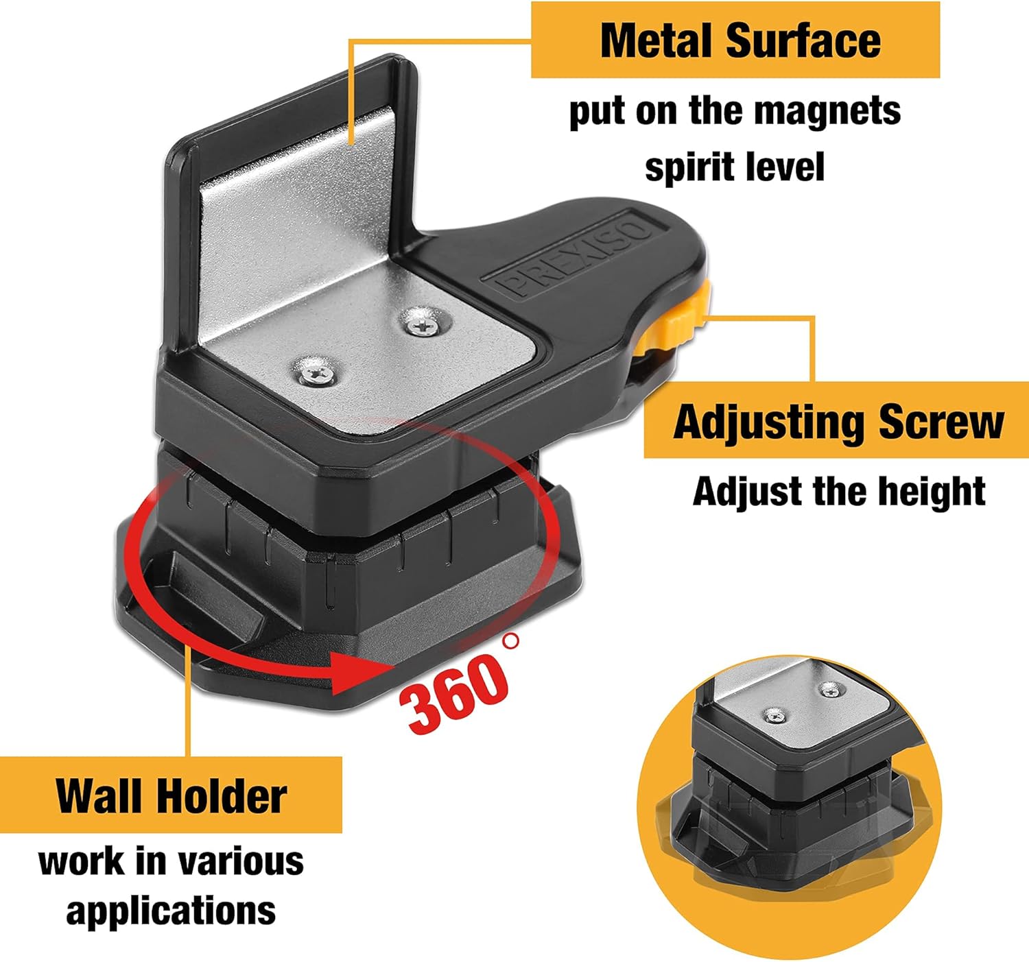 PREXISO P1L1 Wall Holder with adjusting screw