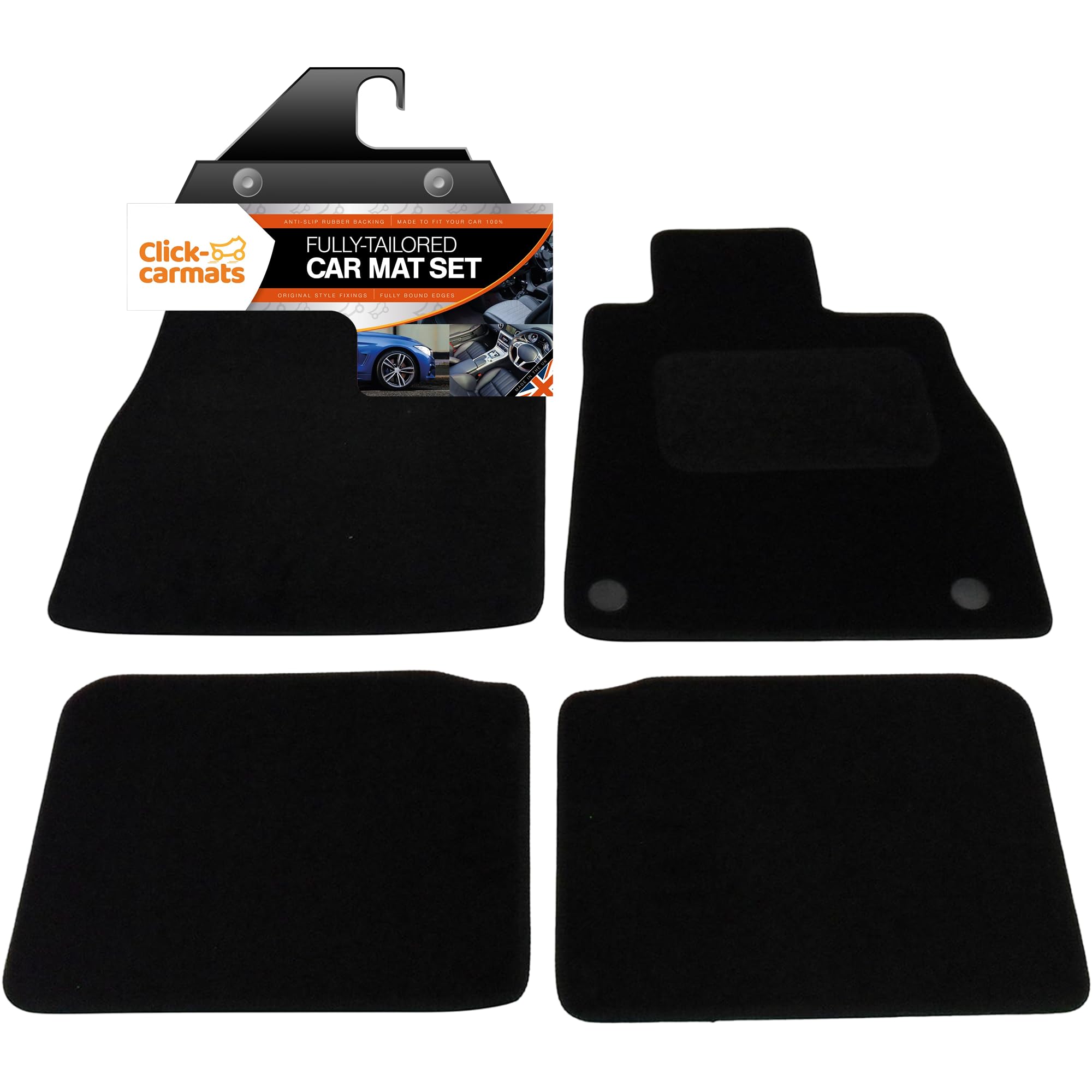Tailored Car Mats For Nissan Micra 2017 Onwards – 4pc Deluxe Carpet Set