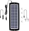 Sunway Solar Solar Car Battery Trickle Charger & Maintainer 5W Solar Panel Power 12V Charger kit Waterproof for Car Automotive RV Marine Boat Truck Motorcycle Trailer Tractor Powersports Snowmobiles