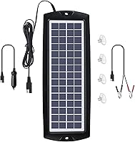 Vista 10 de Sunway Solar Cargador de Batería de Goteo y Mantenedor para Automóvil Panel Solar de 12V Cargador de Batería con Enchufe para Encendedor
