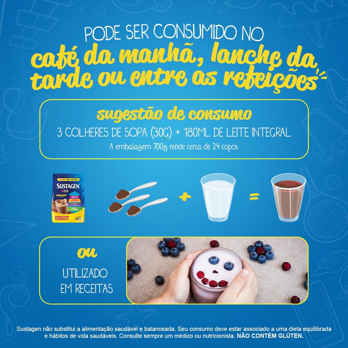 Sustagen Kids, Chocolate Sachê, 700G