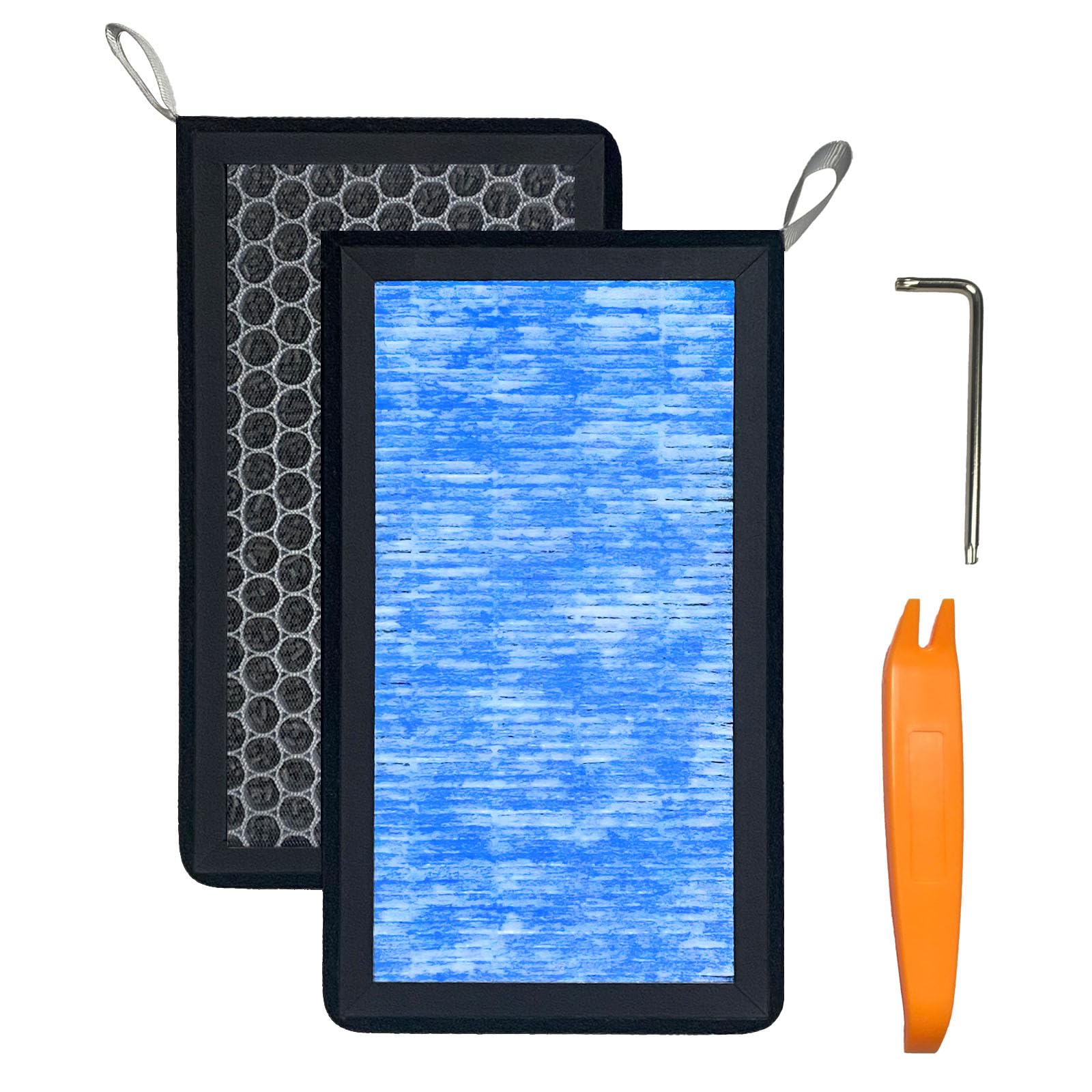 HEPA Cabin Air Filter For Tesla Model Y (2020-2026) With Activated Carbon - 6 Pack Replacement Intake Filters