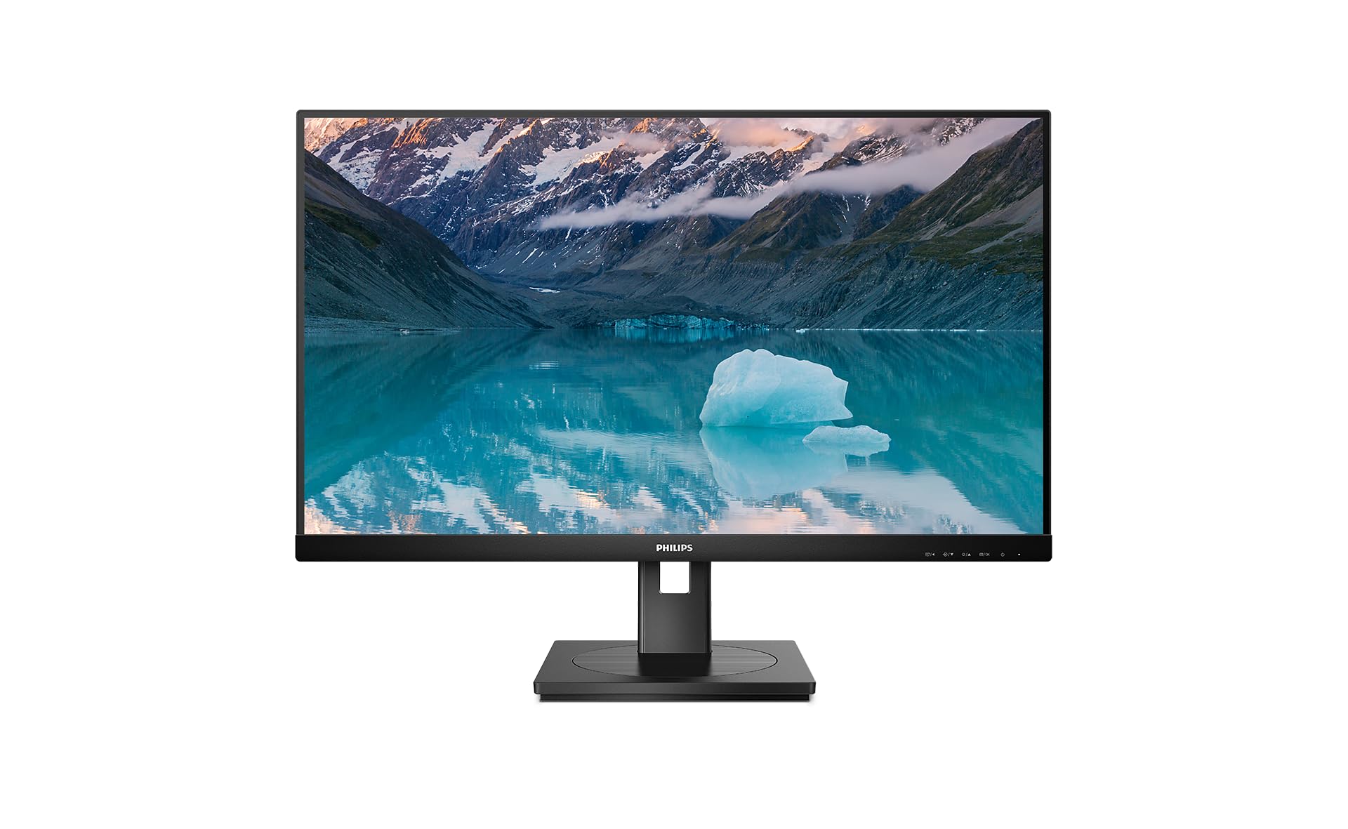 Philips 242S9JML - 24 Zoll Full HD Monitor, höhenverstellbar, Laustprecher (1920x1080, 75 Hz, VGA, DVI, HDMI, DisplayPort, USB Hub) schwarz