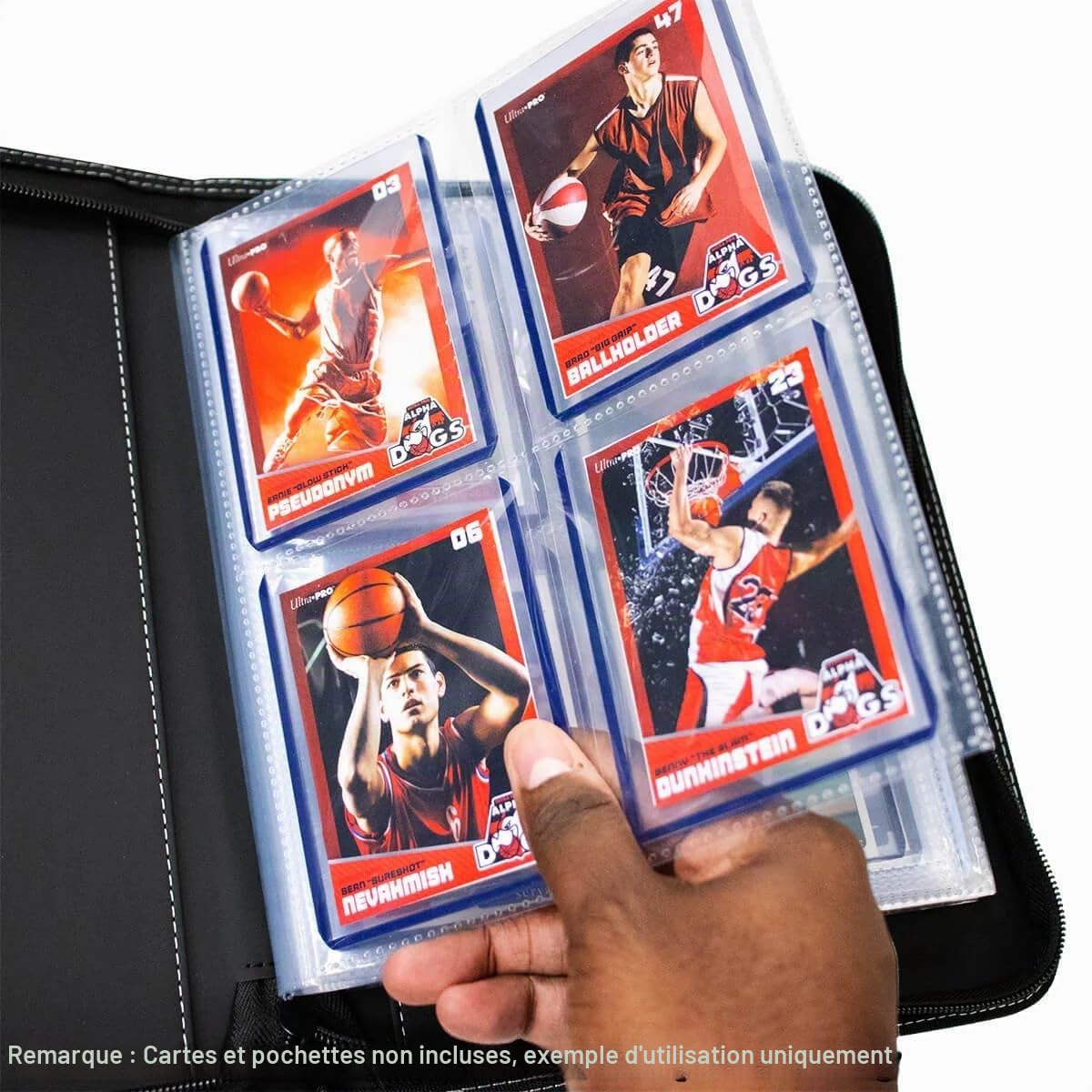 Ultra PRO 4-Pocket Toploader : Zippered Premium PRO-Binder, 16219