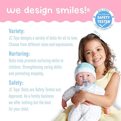 Miniatura 4 de JC Toys La Baby - Muñeca asiática de 20 pulgadas de cuerpo suave grande